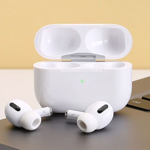 AirPods Air Pro 3rd Gen TWS Bluetooth Earbuds | True Wireless Stereo Earphones | Dual Headset with Mic | Compatible with All Bluetooth Devices | High Bass Handfree