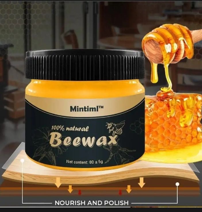🐝 Beeswax Furniture Polish | Natural Wood Wax & Wood Seasoning Beeswax